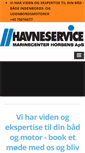 Mobile Screenshot of havneservice.dk